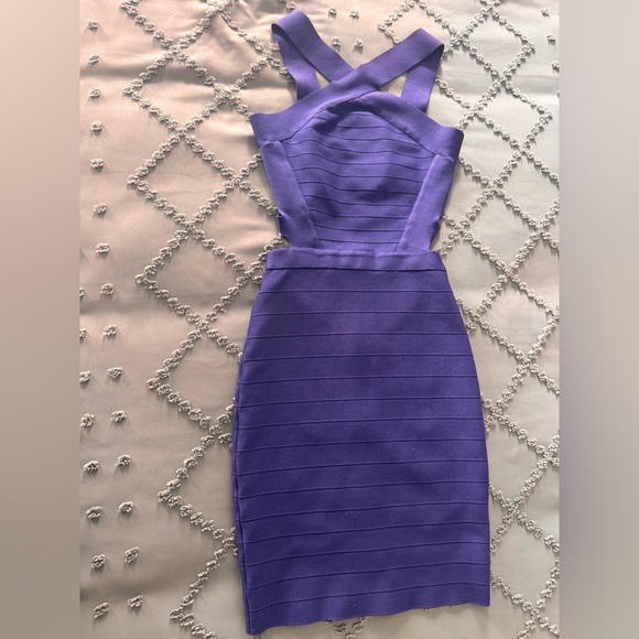 Marciano Los Angeles bodycon  royal blue Dress - Picture 1 of 3
